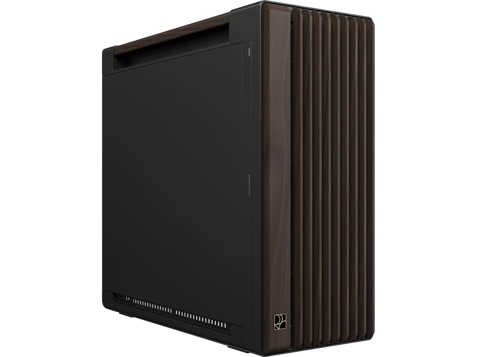 Asus PA602 PROART Walnut Wood Metal PWM Modern Mid Tower (svart) Mini/Micro/Nano tower