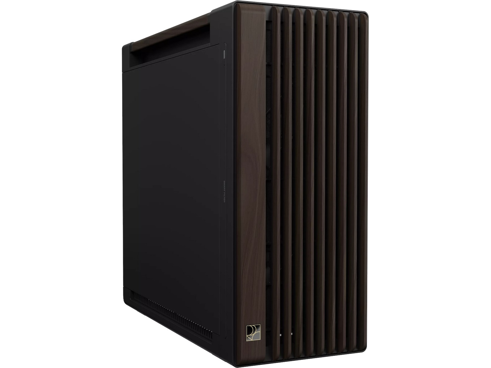 Asus PA602 PROART Walnut Wood Metal PWM Modern Mid Tower (svart) Mini/Micro/Nano tower