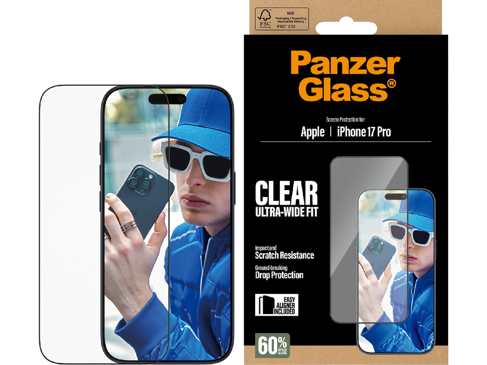 PanzerGlass iPhone 17 Pro Skärmskydd Skärmskydd mobiltelefon