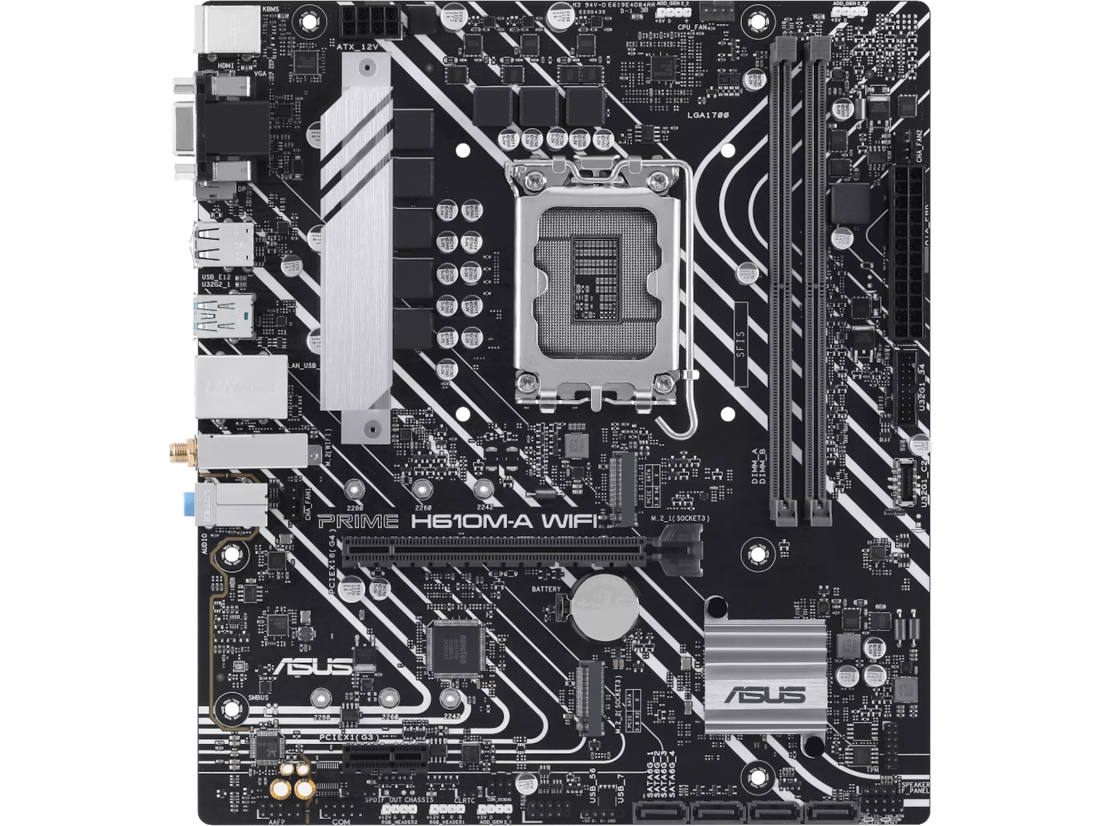 ASUS PRIME H610M-A WIFI Moderkort Intel Socket