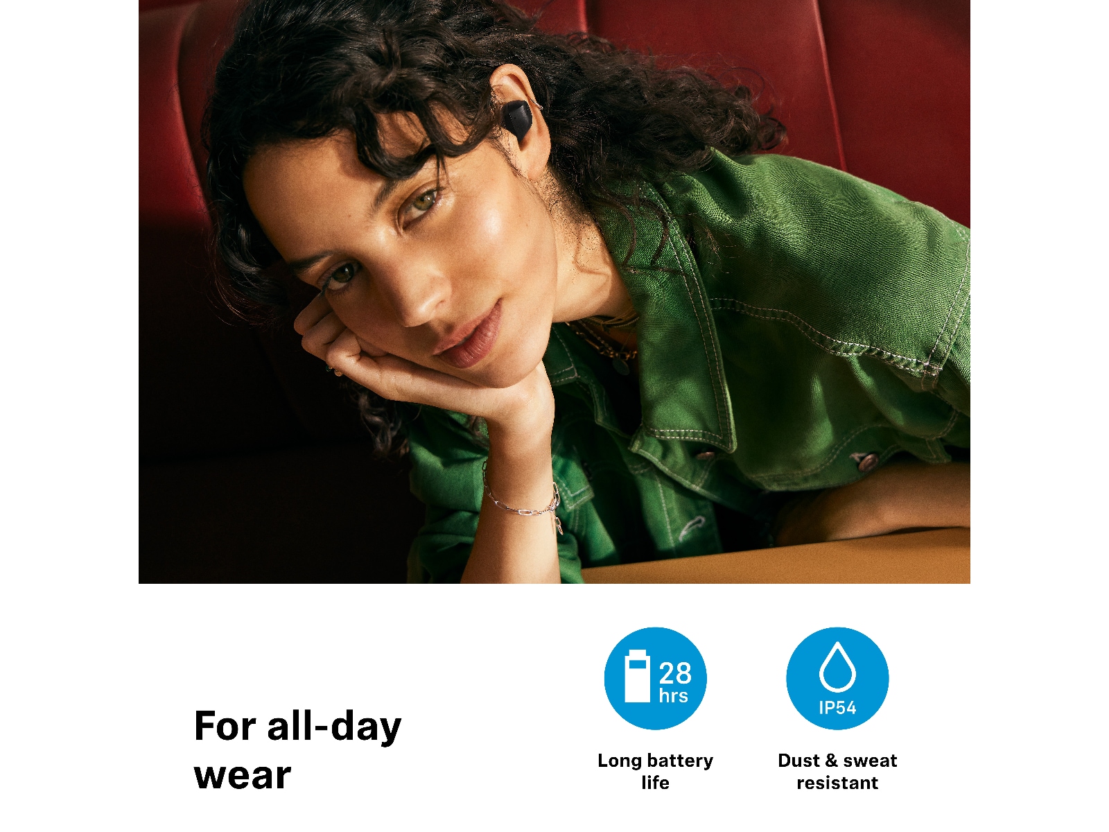 Sennheiser Accentum True Wireless trådlösa hörlurar, In-ear (vit) In-ear hörlurar