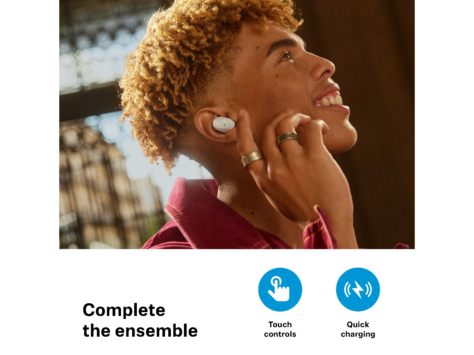 Sennheiser Accentum True Wireless trådlösa hörlurar, In-ear (svart) In-ear hörlurar