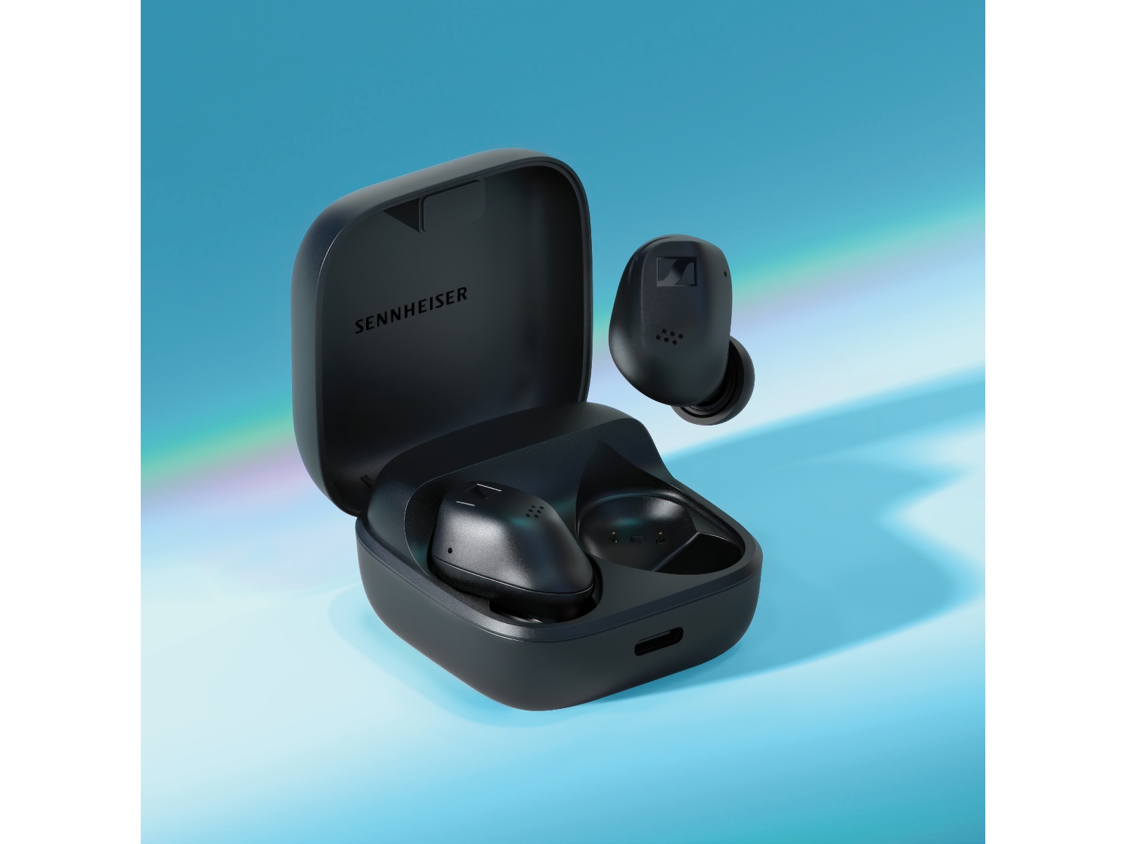 Sennheiser Accentum True Wireless trådlösa hörlurar, In-ear (svart) In-ear hörlurar