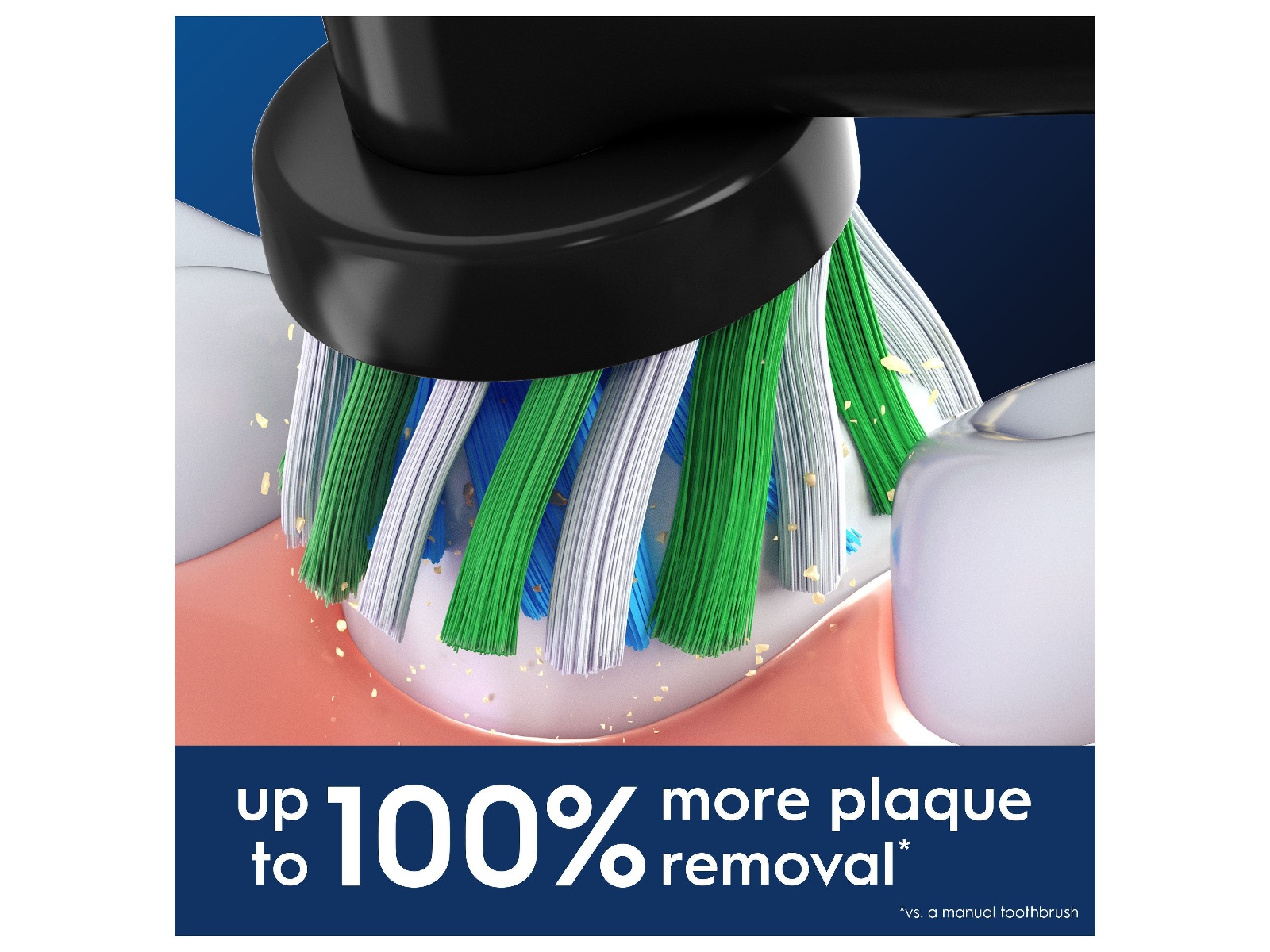 Oral-B Pro Cross Action Black borsthuvuden (5-pack) Tandborsthuvud