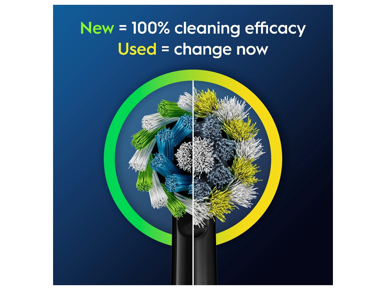 Oral-B Pro Cross Action Black borsthuvuden (5-pack) Tandborsthuvud