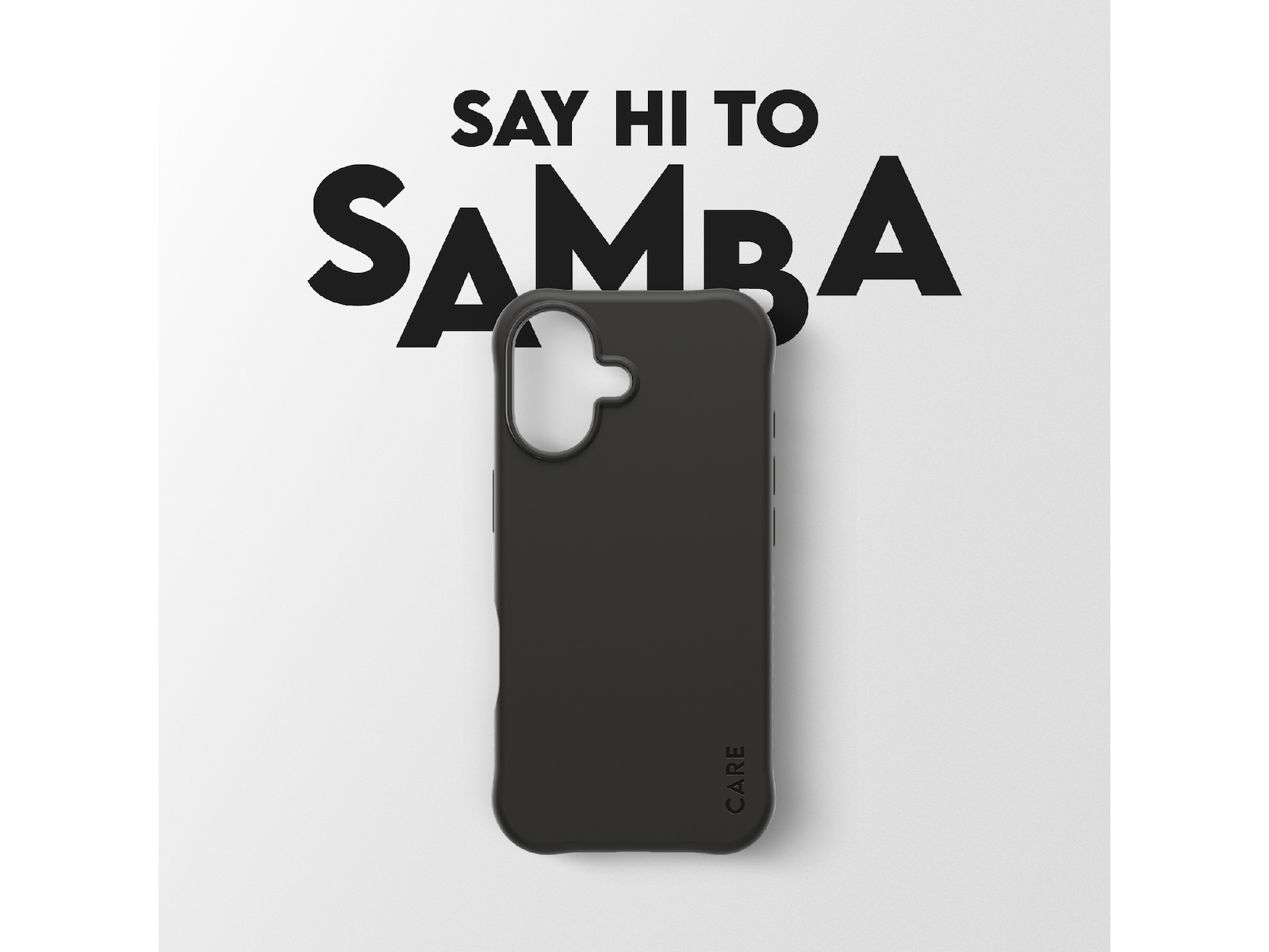 PanzerGlass CARE iPhone 17 Samba Hardcase fodral (svart) Mobilskal