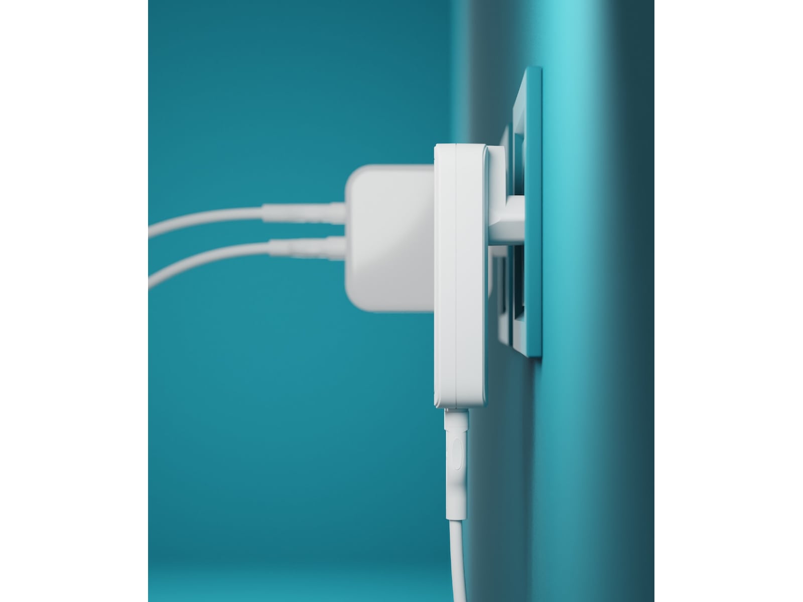 dbramante1928 re-charge Pro EU/US Slim Väggladdare (vit) Mobilladdare