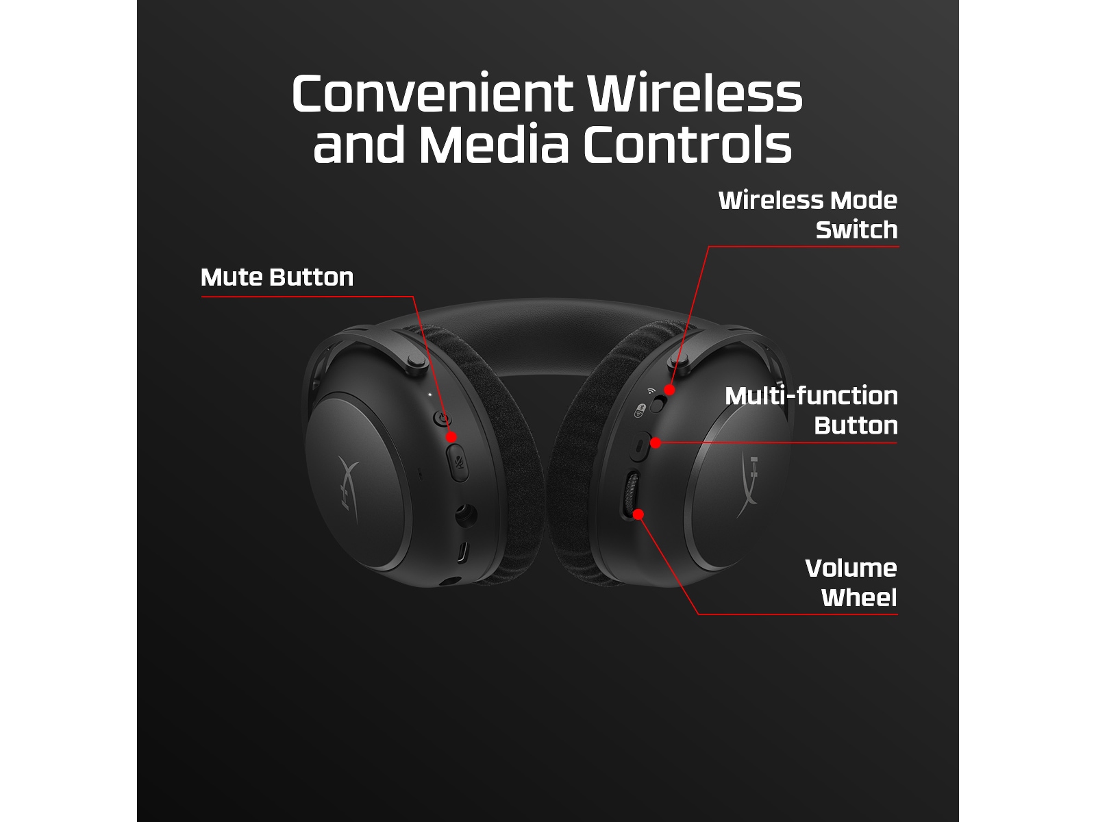 HyperX Cloud Alpha 2 Trådlöst Gaming Headset (svart) Gamingheadset