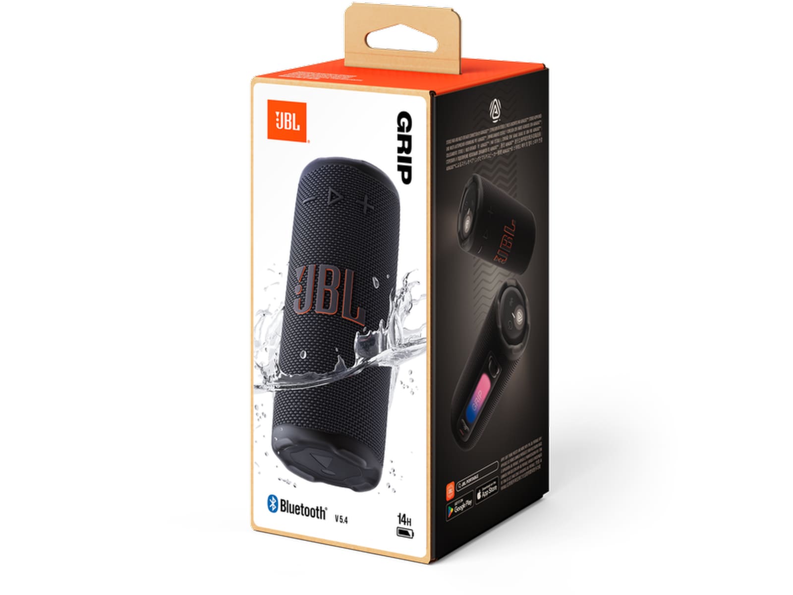 JBL Grip trådlös Bluetooth-högtalare (svart) Trådlös / Bluetooth högtalare