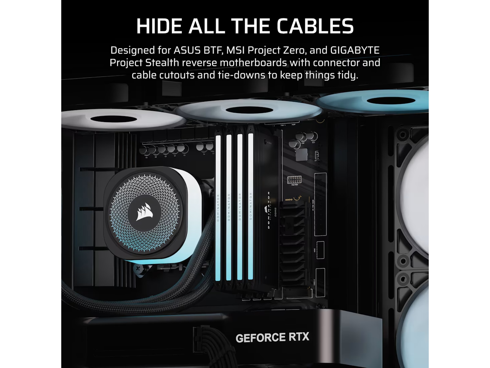 Corsair FRAME 4500X RS-R ARGB Mid Tower (svart) Midi tower