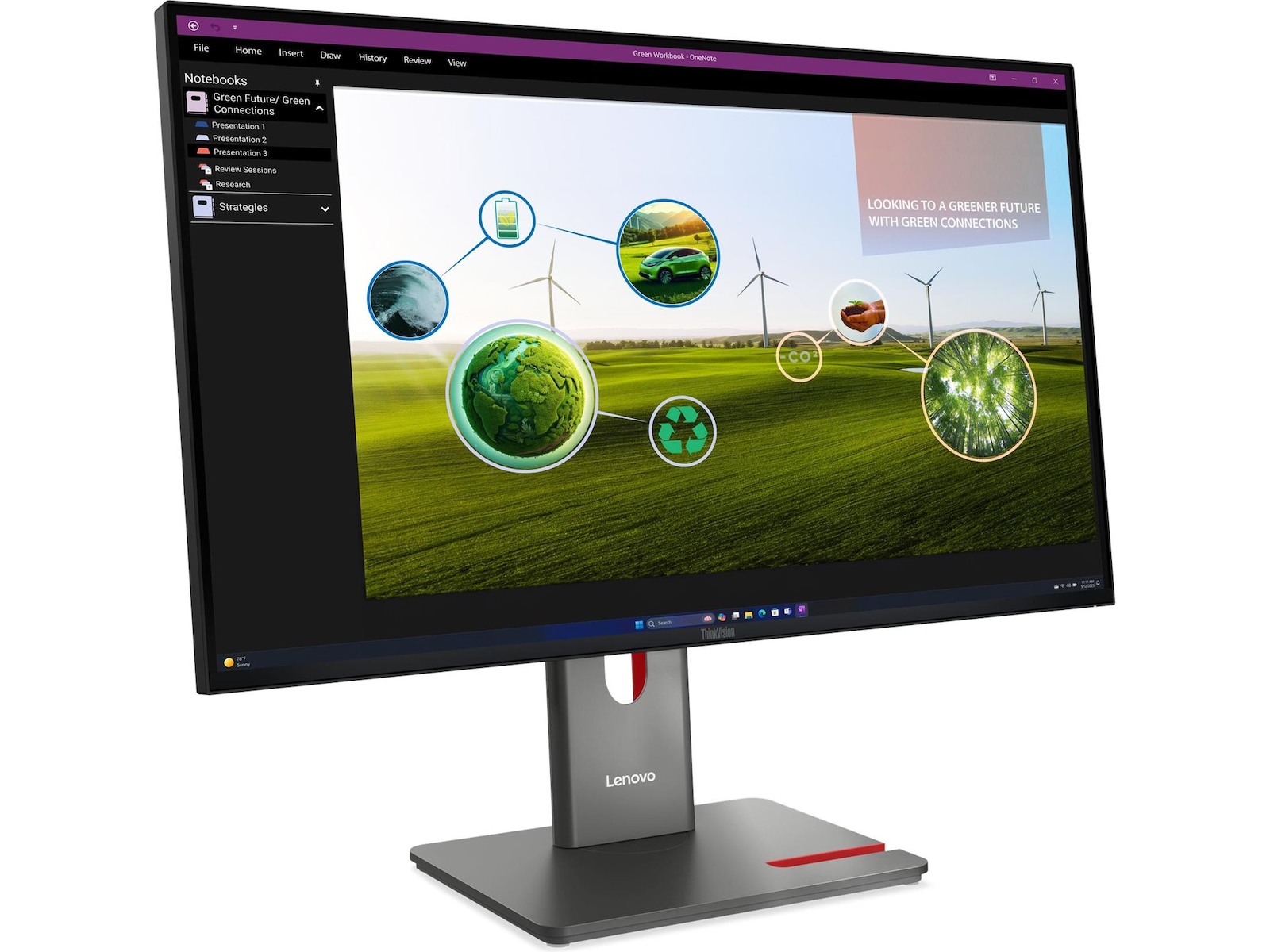Lenovo 27" skärm ThinkVision P27Q-40 Bildskärmar