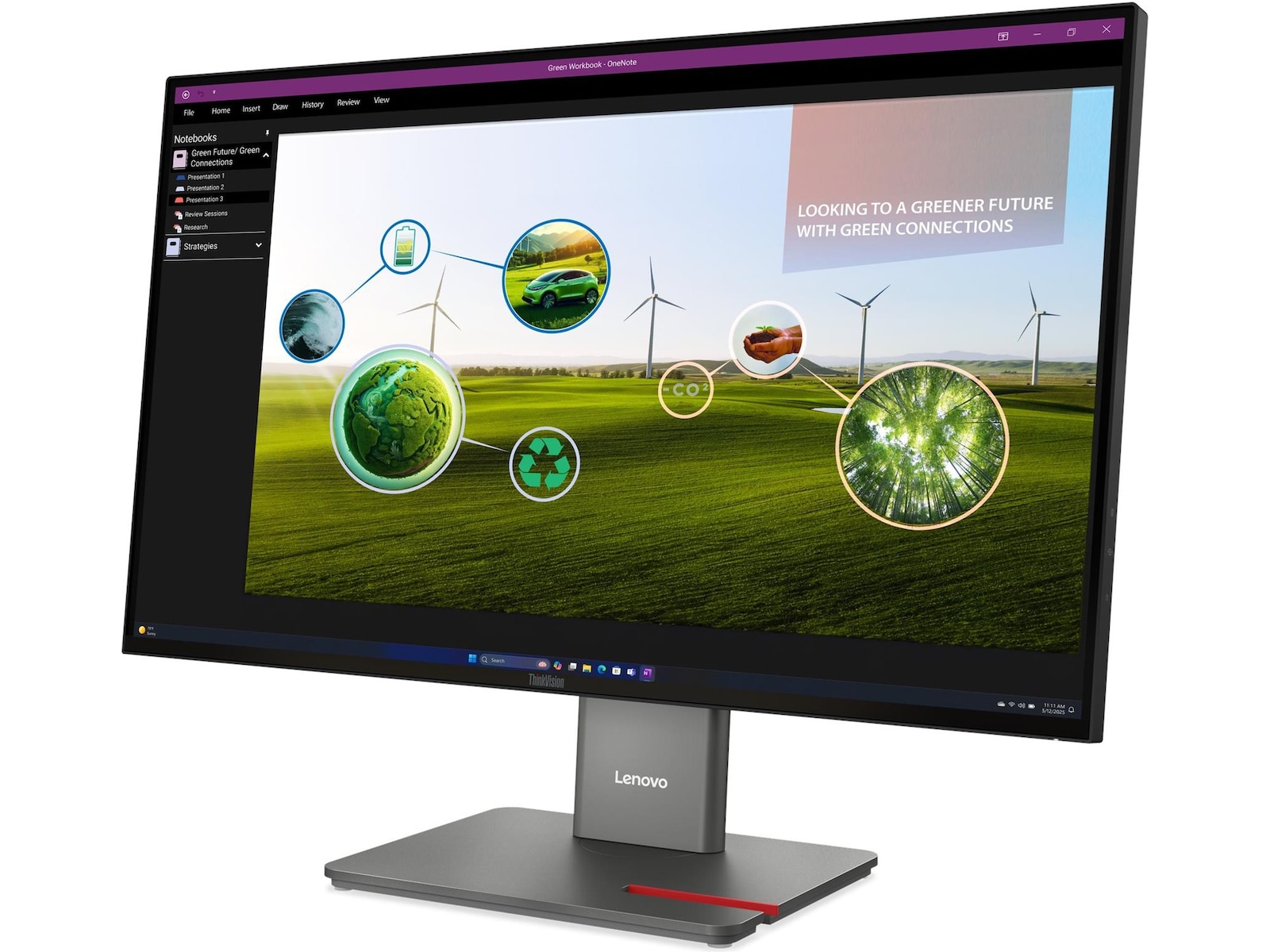 Lenovo 27" skärm ThinkVision P27Q-40 Bildskärmar