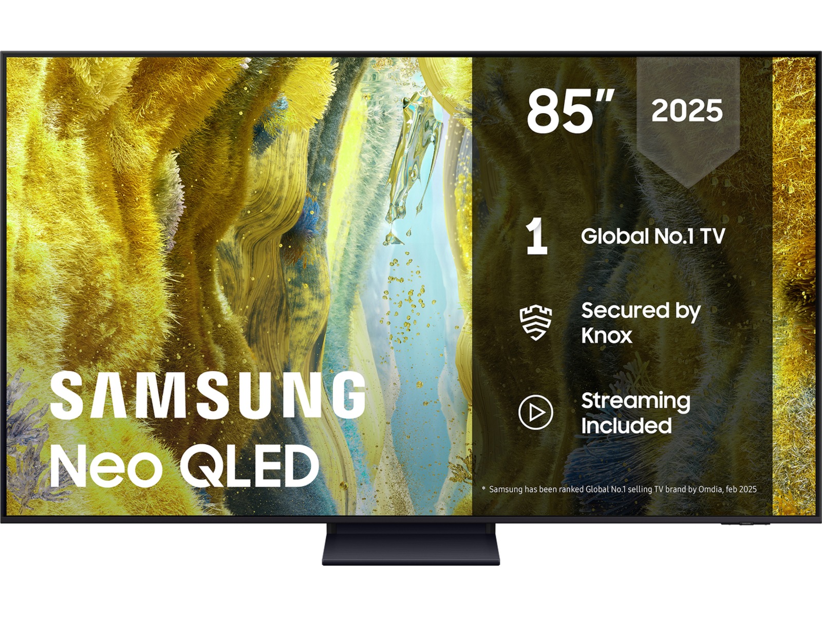 Samsung 85" QN73F Neo QLED 4K Mini LED Smart TV (2025) Över 80 tums TV