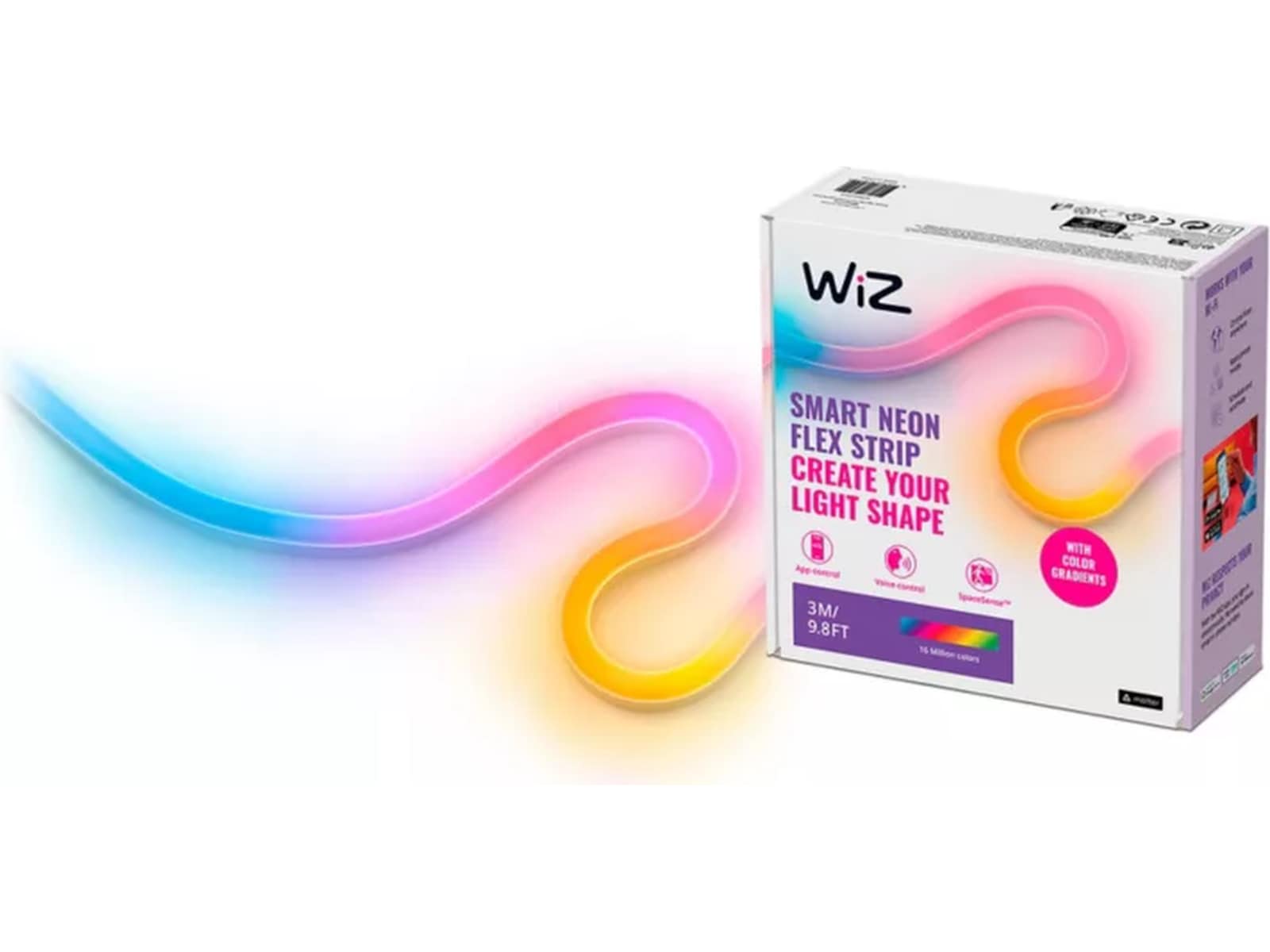 WiZ Neon Flex Strip 3M Kit Type-C Led strips & underhållning