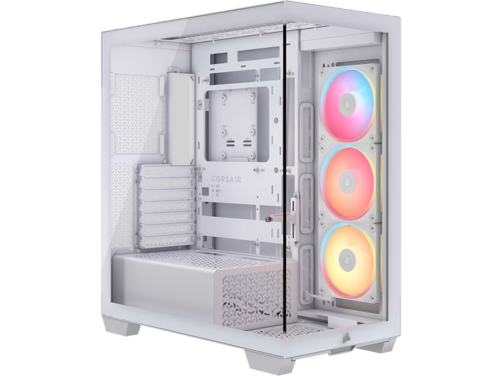 Corsair 3500X LXR LINK Mid Tower (vit) Midi tower