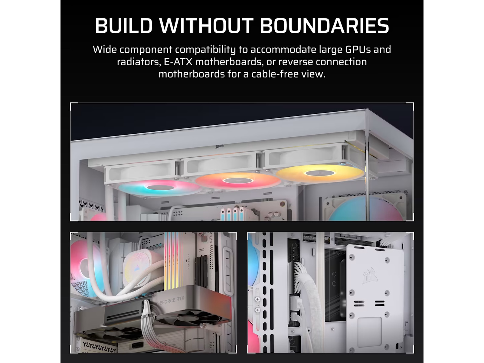 Corsair 3500X RSR ARGB Mid Tower (vit) Midi tower