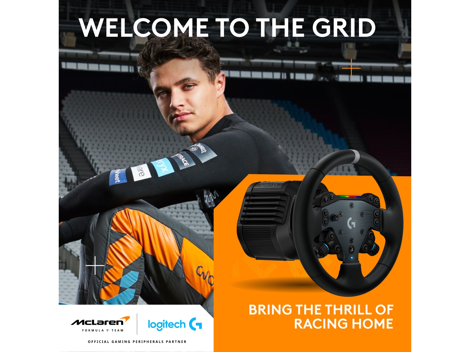 Logitech G RS50 Playstation/PC Ratt och pedaler