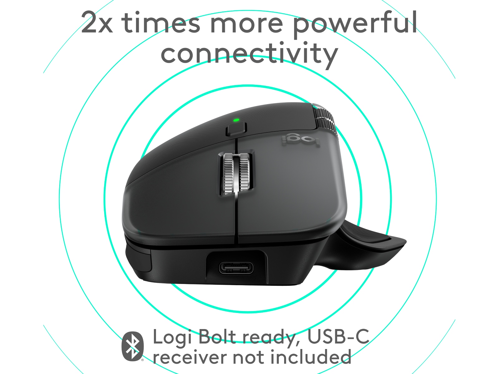 Logitech MX Master 4 for Mac Trådlös Ergonomisk Mus (Space Black) Mus