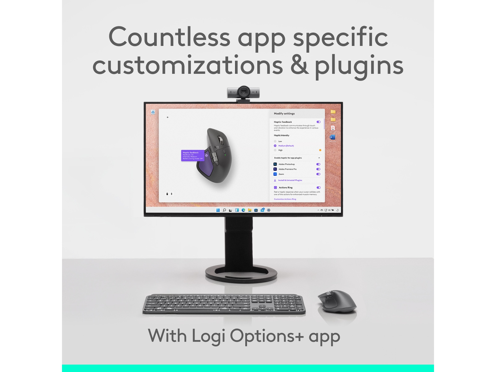 Logitech MX Master 4 for Mac Trådlös Ergonomisk Mus (Space Black) Mus
