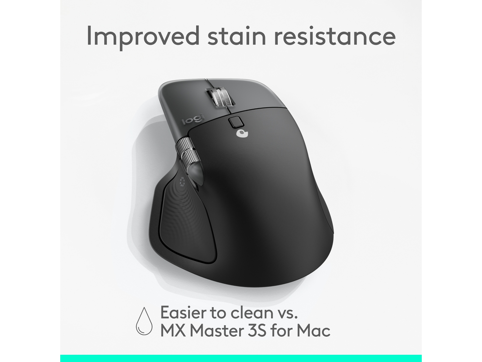 Logitech MX Master 4 for Mac Trådlös Ergonomisk Mus (Space Black) Mus