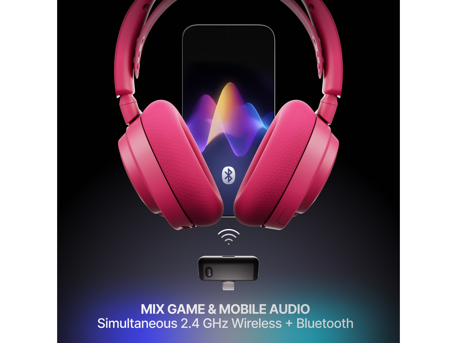 SteelSeries Arctis Nova 7 Gen 2 Trådlöst Gamingheadset (magenta) Gamingheadset