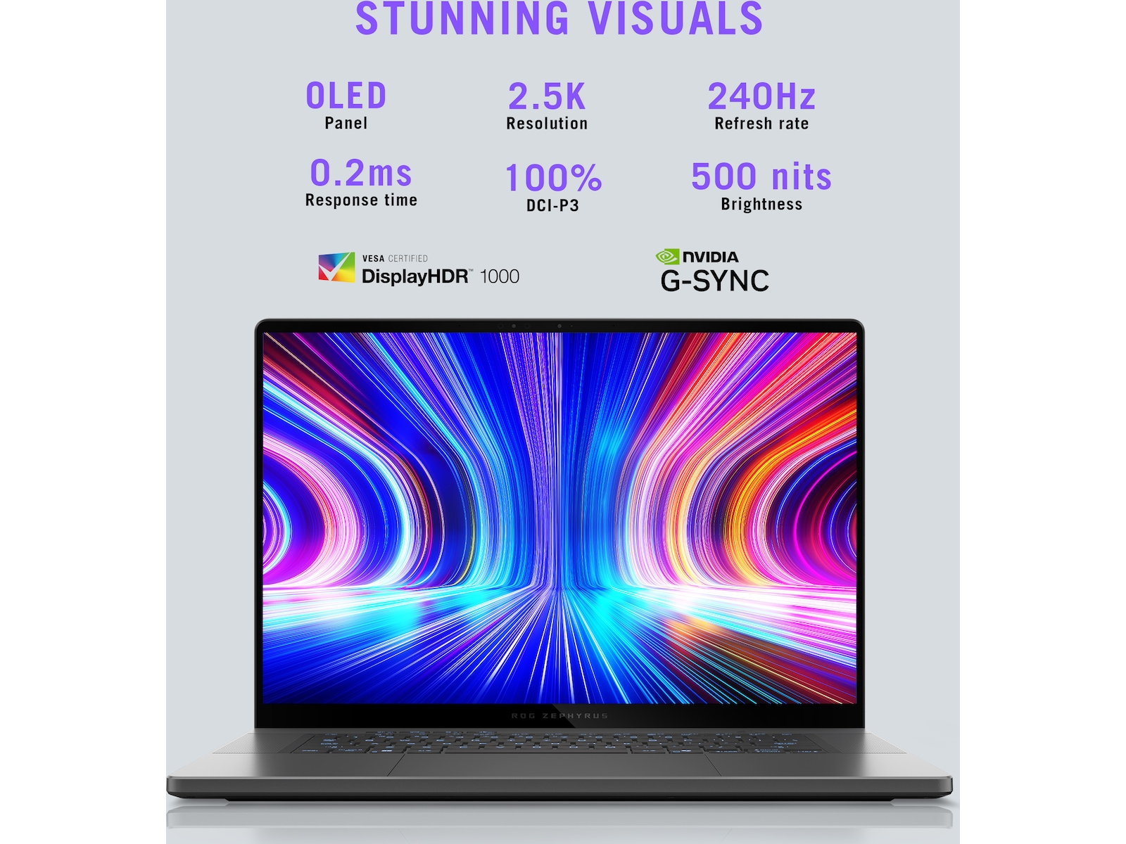 ASUS ROG Zephyrus G16 16" WQXGA OLED 240 Hz Gaming laptop