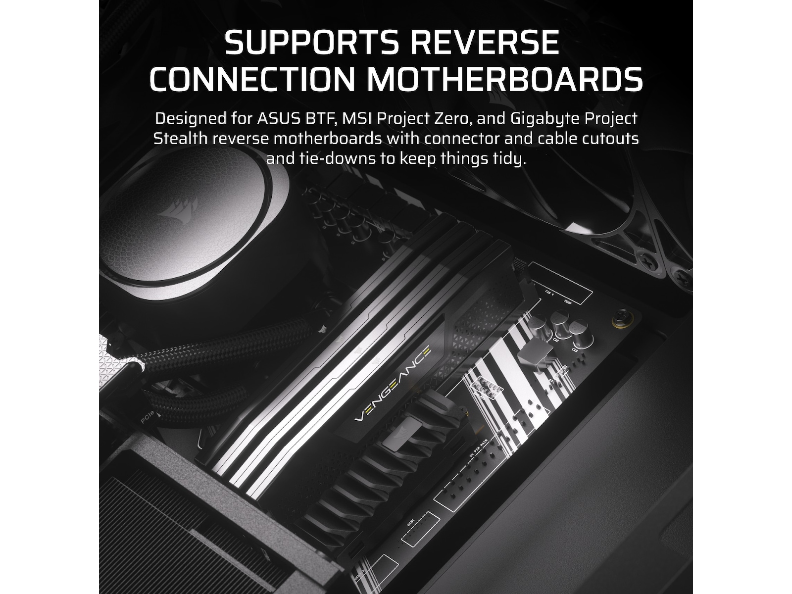 Corsair FRAME 4000D Mid-Tower (svart) -B-Grade Demo övrigt