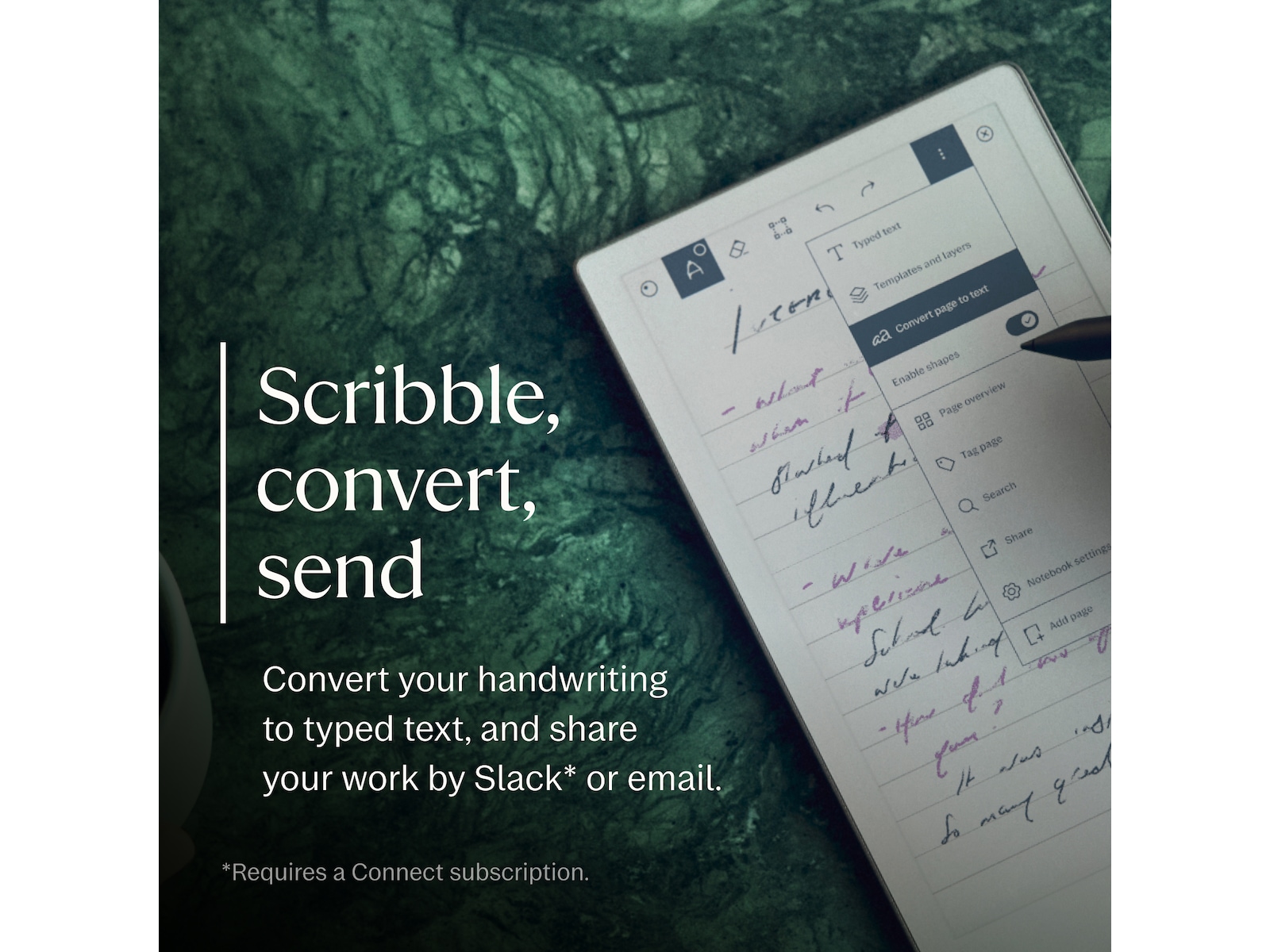 reMarkable Paper Pro Move 7.3" inkl. Marker Plus Digitala anteckningsblock