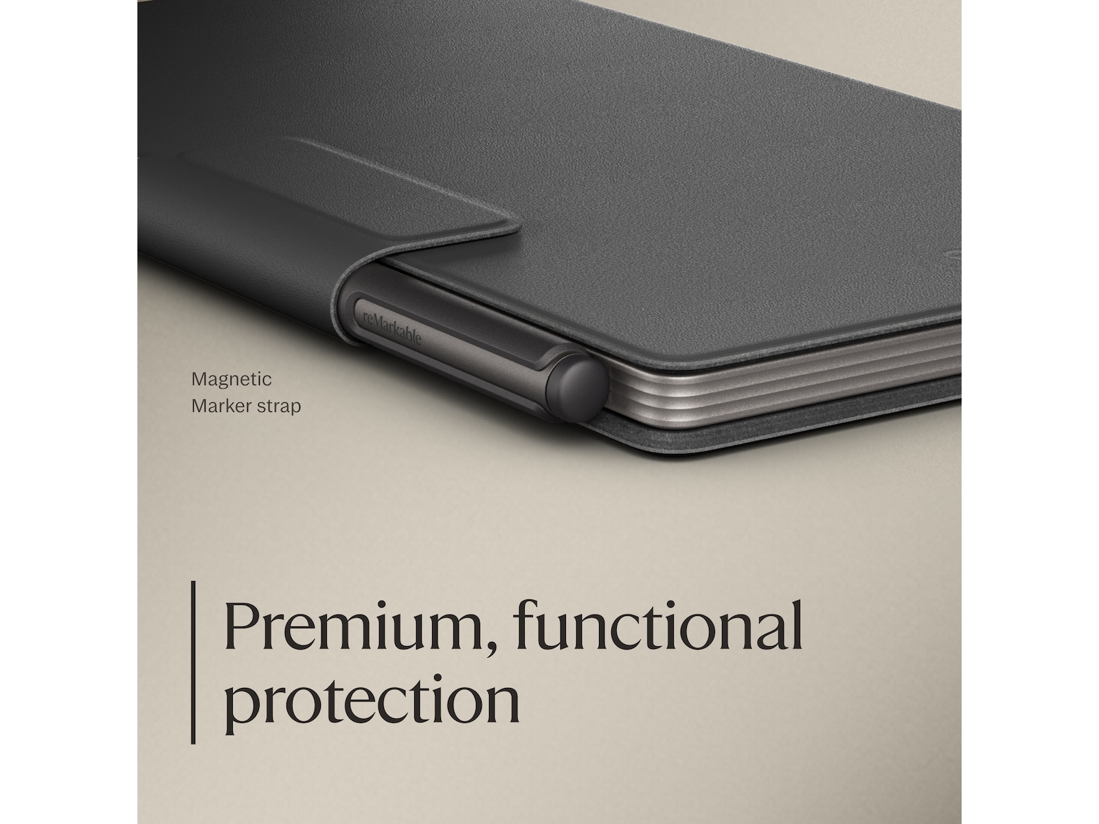 reMarkable Paper Pro Move Book Folio (svart) Tillbehör till digitala anteckningsblock