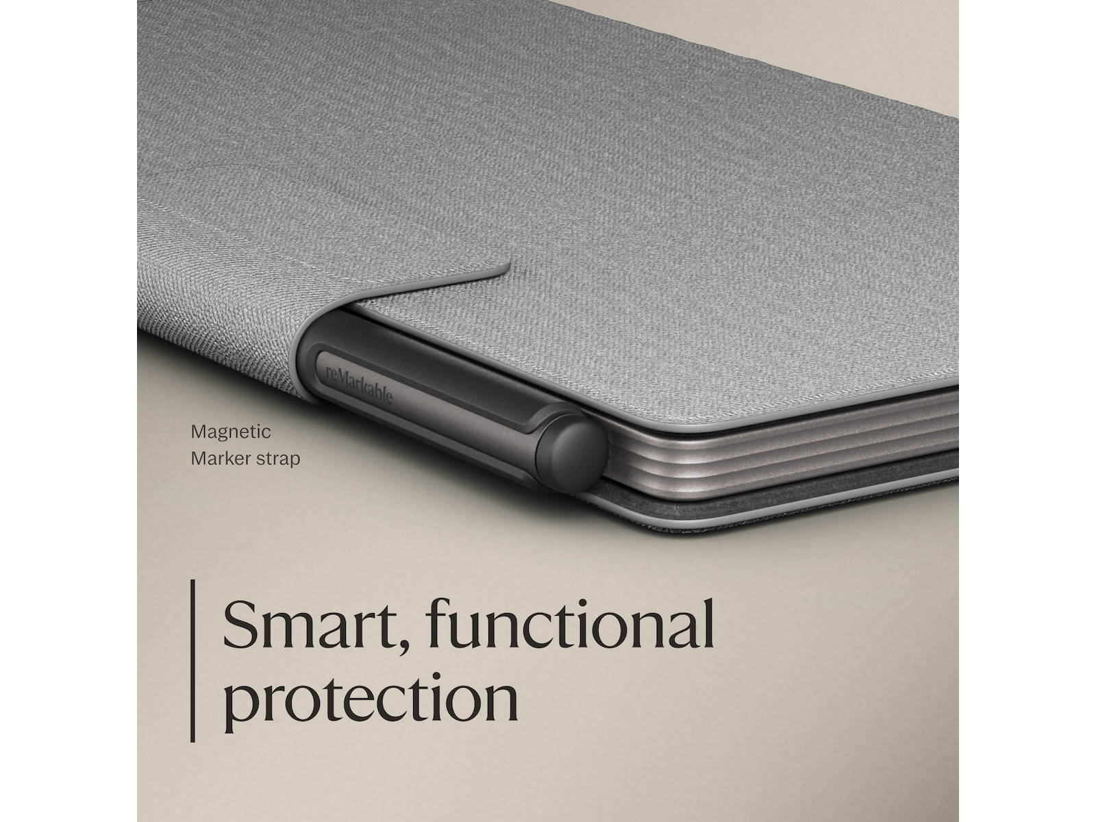 reMarkable Paper Pro Move Book Folio (grå) Tillbehör till digitala anteckningsblock