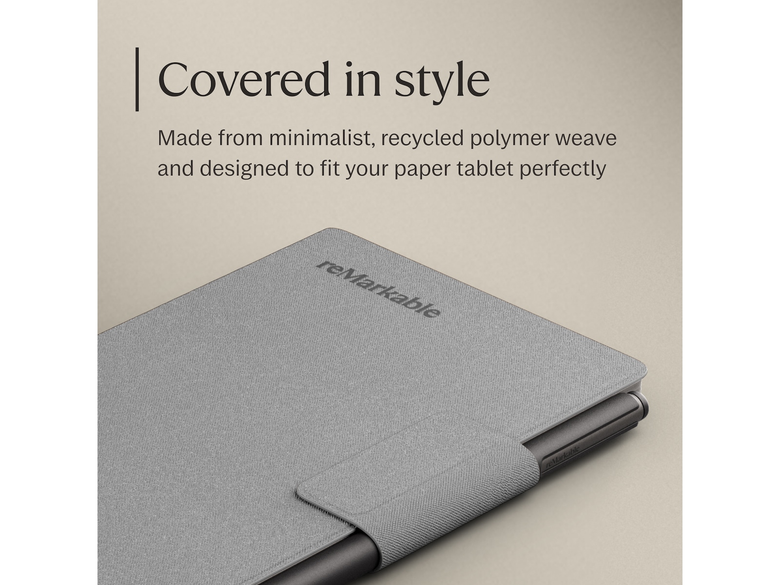 reMarkable Paper Pro Move Book Folio (grå) Tillbehör till digitala anteckningsblock