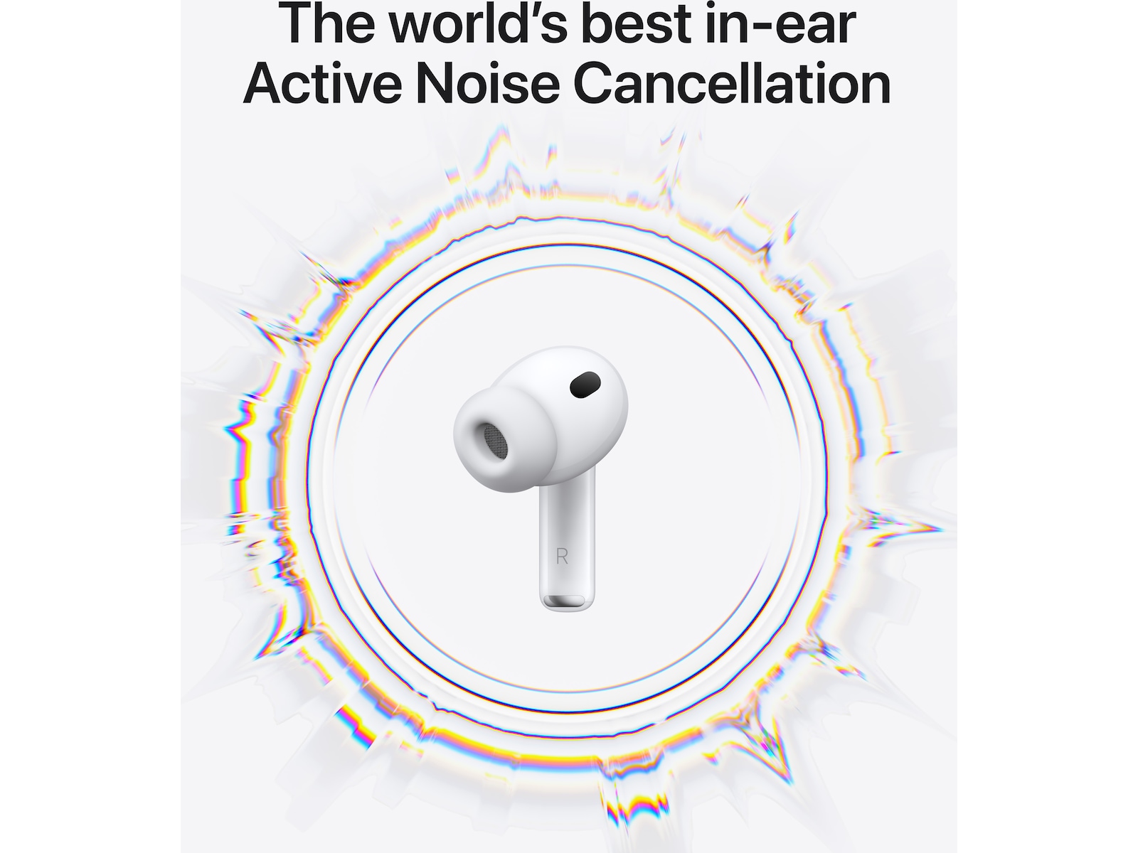 Apple AirPods Pro 3 trådlösa hörlurar, in-ear (vit) In-ear hörlurar