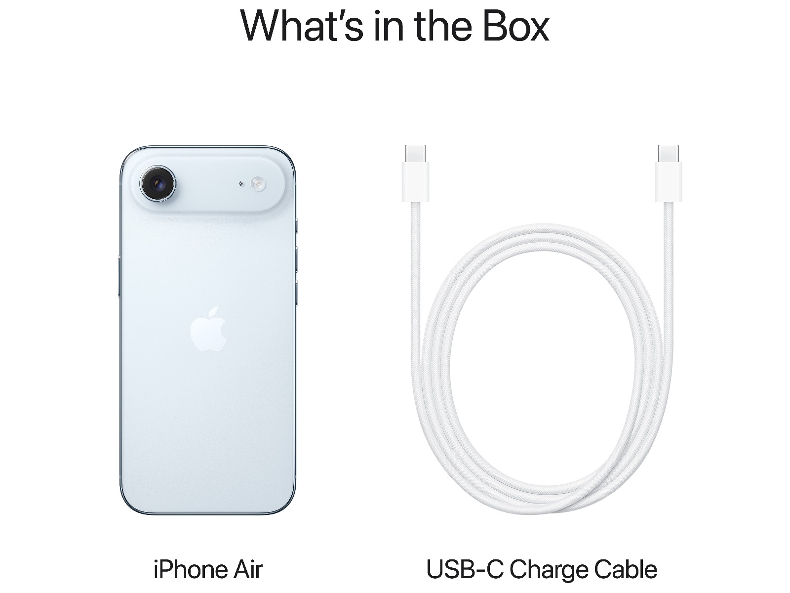iPhone Air 1TB (himmelsblå) Mobiltelefoner