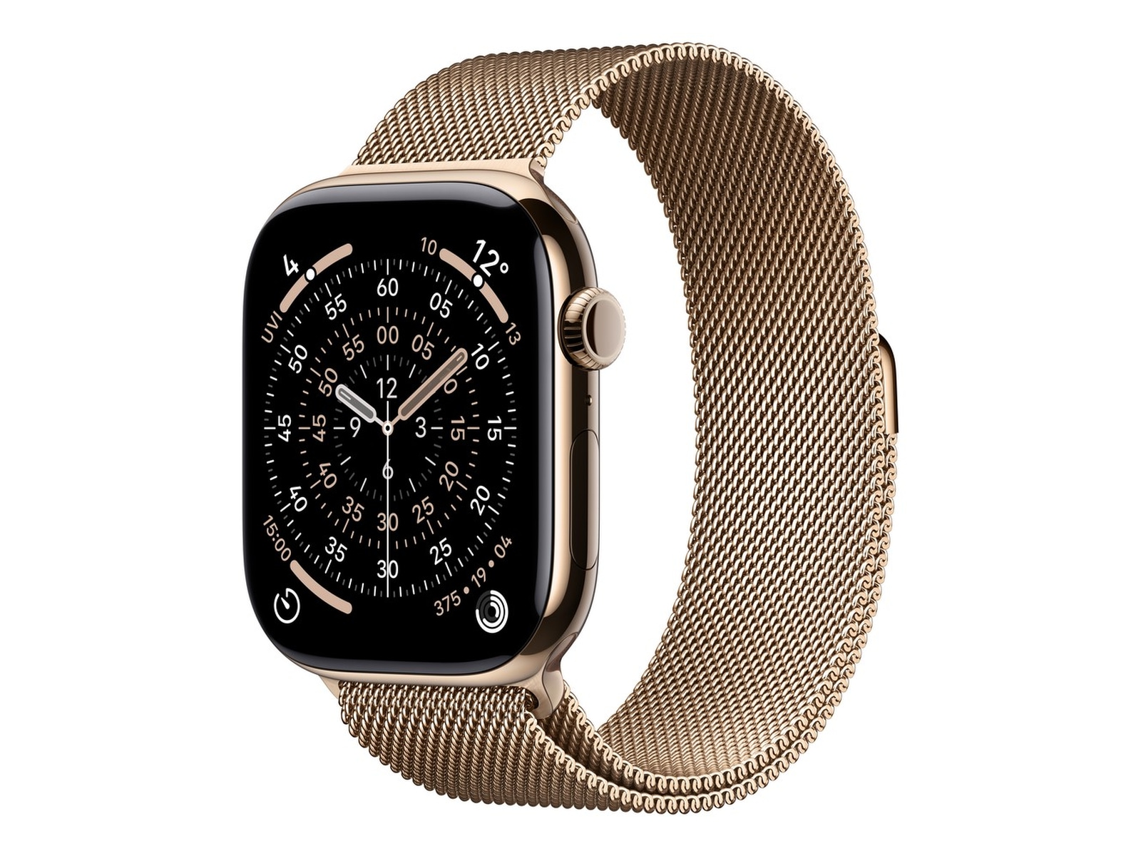 Apple Watch Series 11 GPS + LTE 46mm Titan (guld) Smartwatches