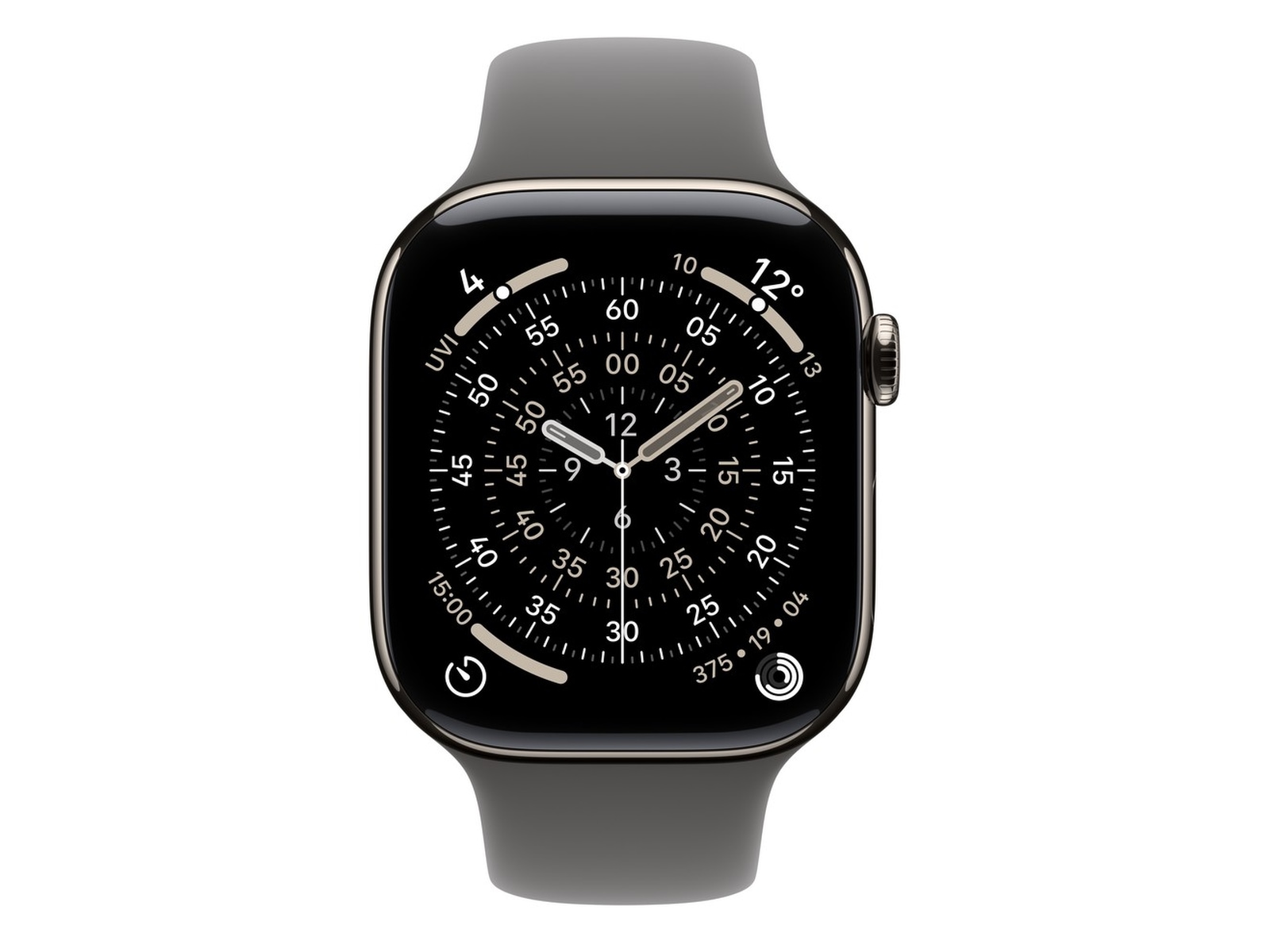 Apple Watch Series 11 GPS + LTE 46mm Titan (naturlig) Smartwatches