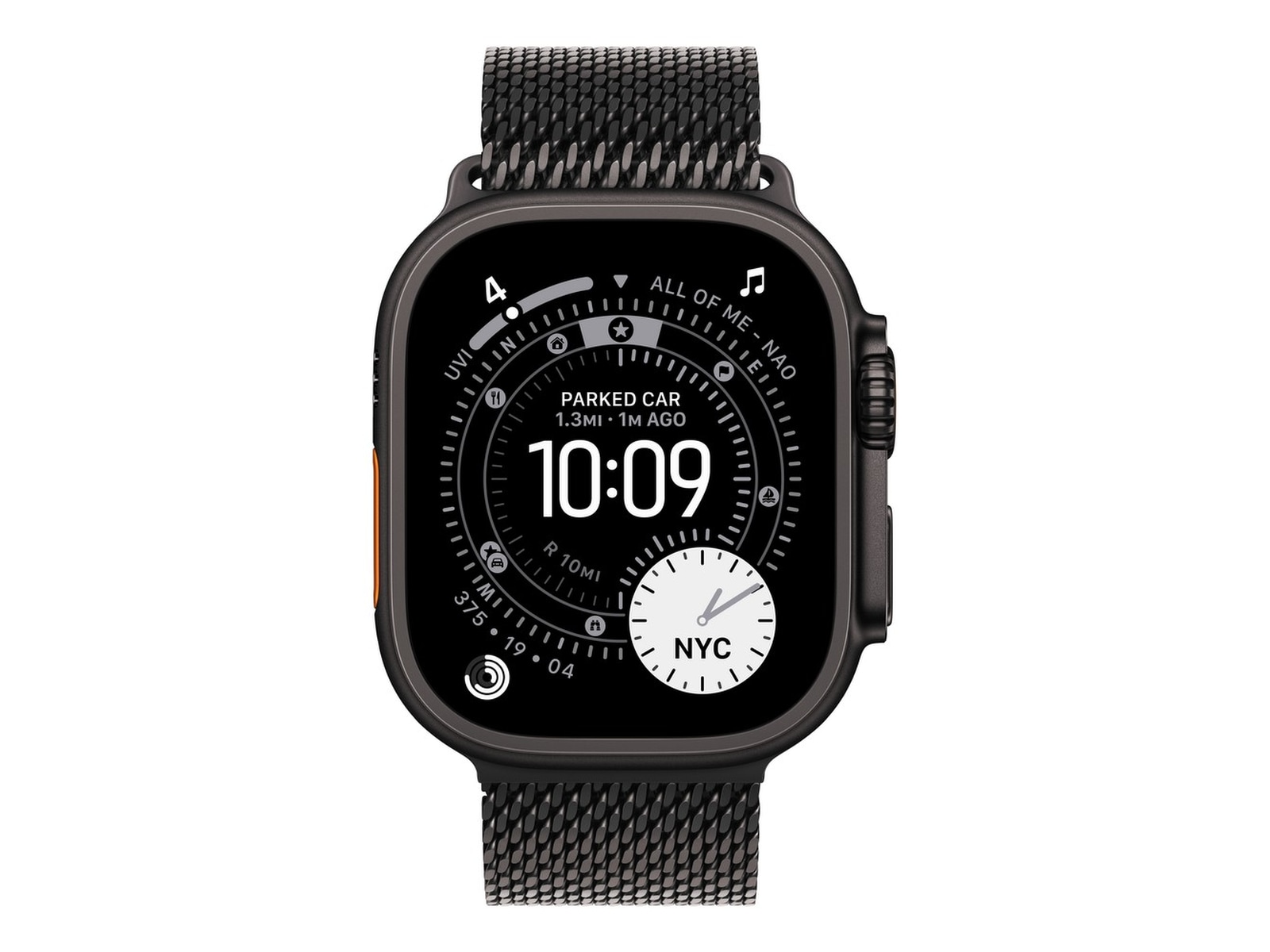 Apple Watch Ultra 3 49mm GPS + LTE Titan (svart) Smartwatches