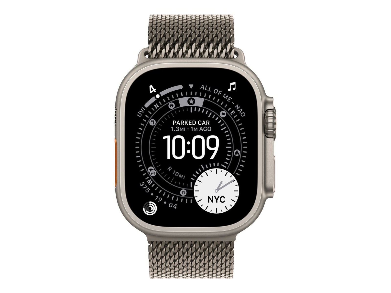 Apple Watch Ultra 3 49mm GPS + LTE Titan (naturlig) Smartwatches