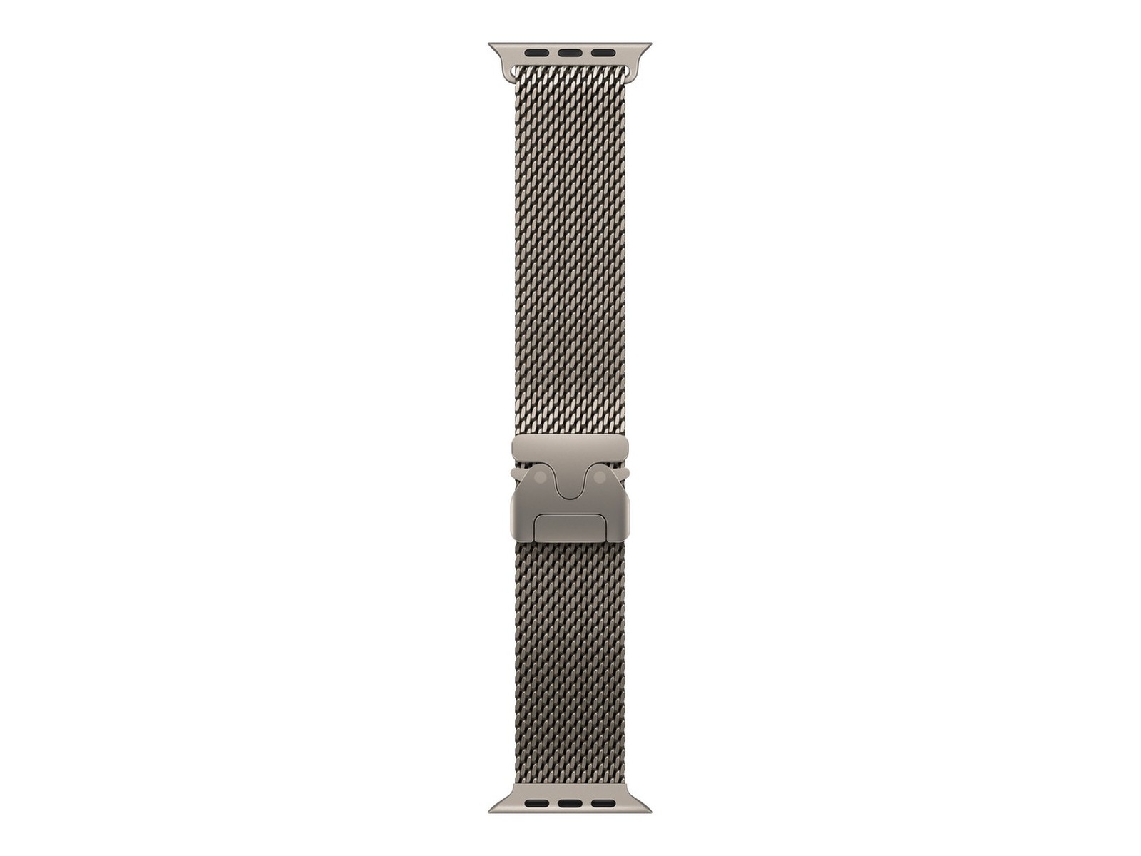 Apple Watch 49mm Milanese Loop (natural titanium) Armband