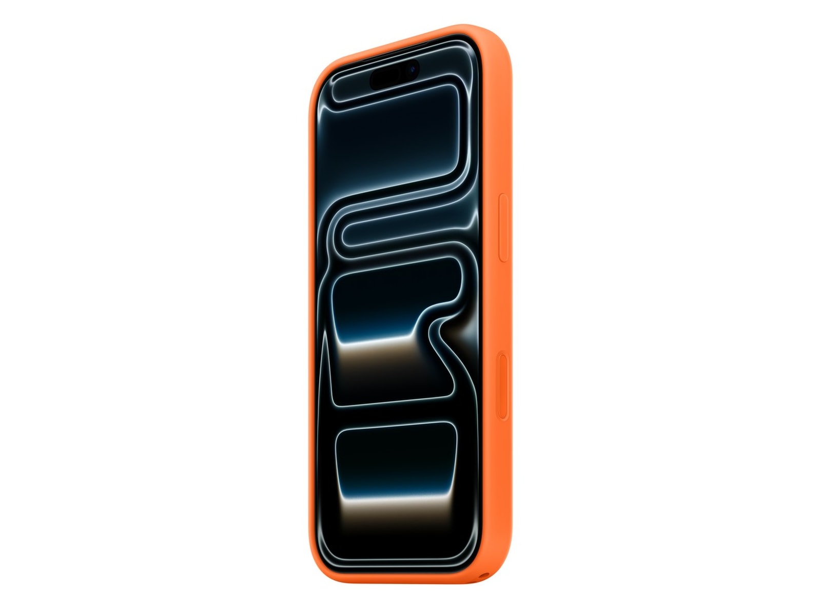 Apple iPhone 17 Pro Silikonskal (orange) Mobilskal
