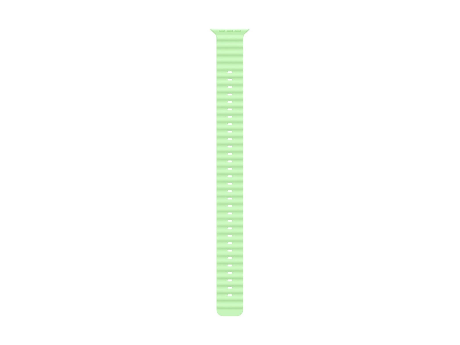Apple Watch 49mm Black Titanium Ocean Band Extension (neon green) Armband