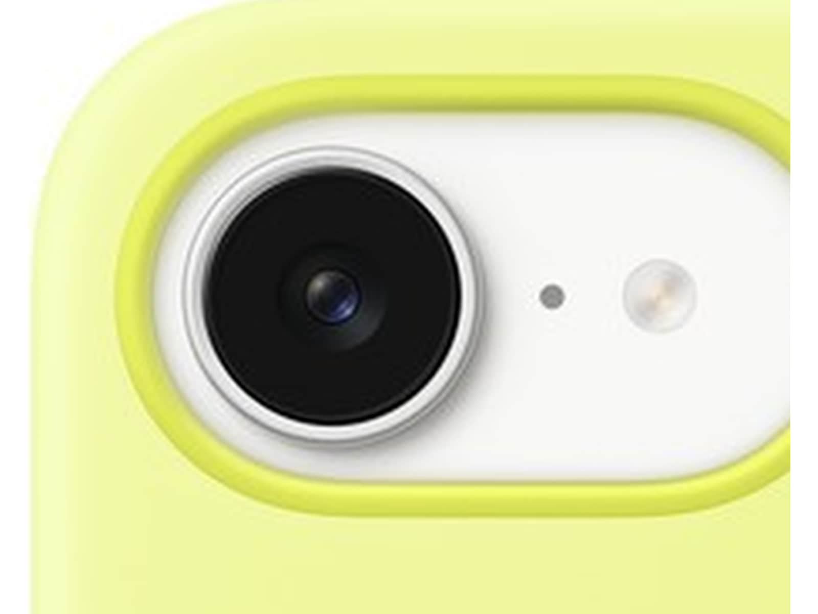 Apple iPhone 16e silikonskal (neongul) Mobilskal