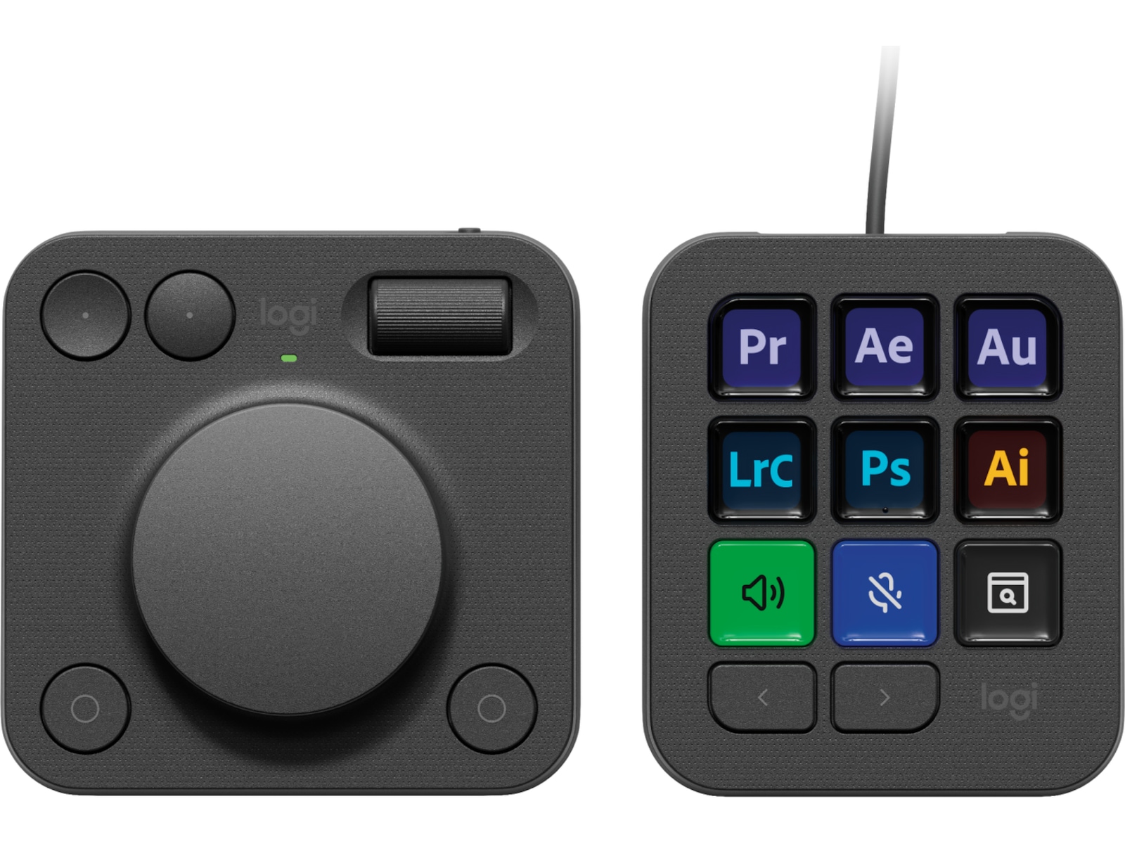 Logitech MX Creative Console (svart) Tangentbord