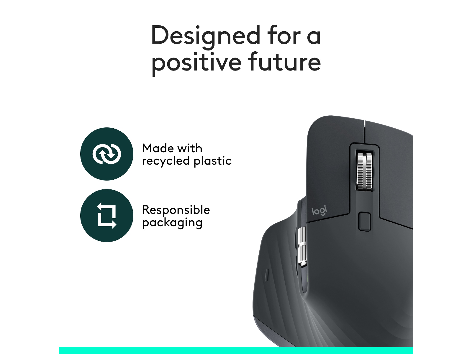 Logitech MX Master 3S Trådlös Mus Mus