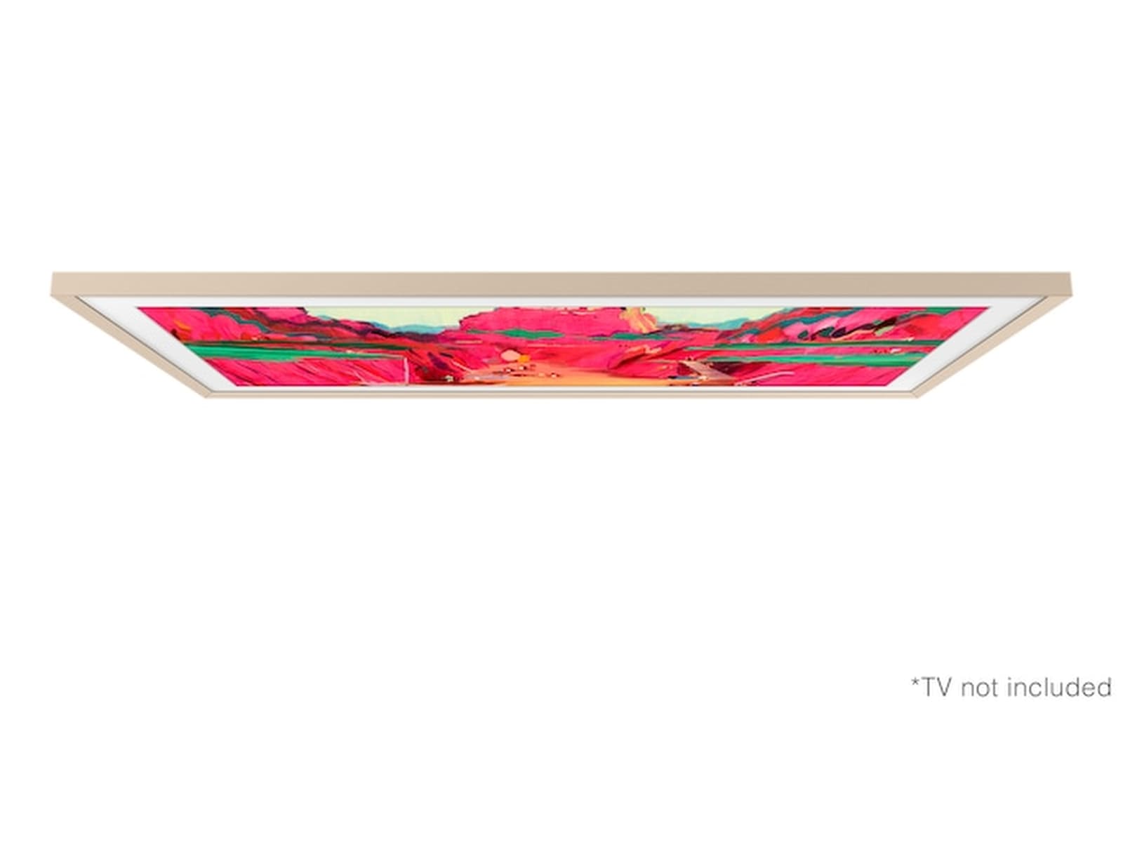 Samsung 75" ram till The Frame och The Frame Pro (2021-2025, Sand Gold) TV-ram & tillbehör