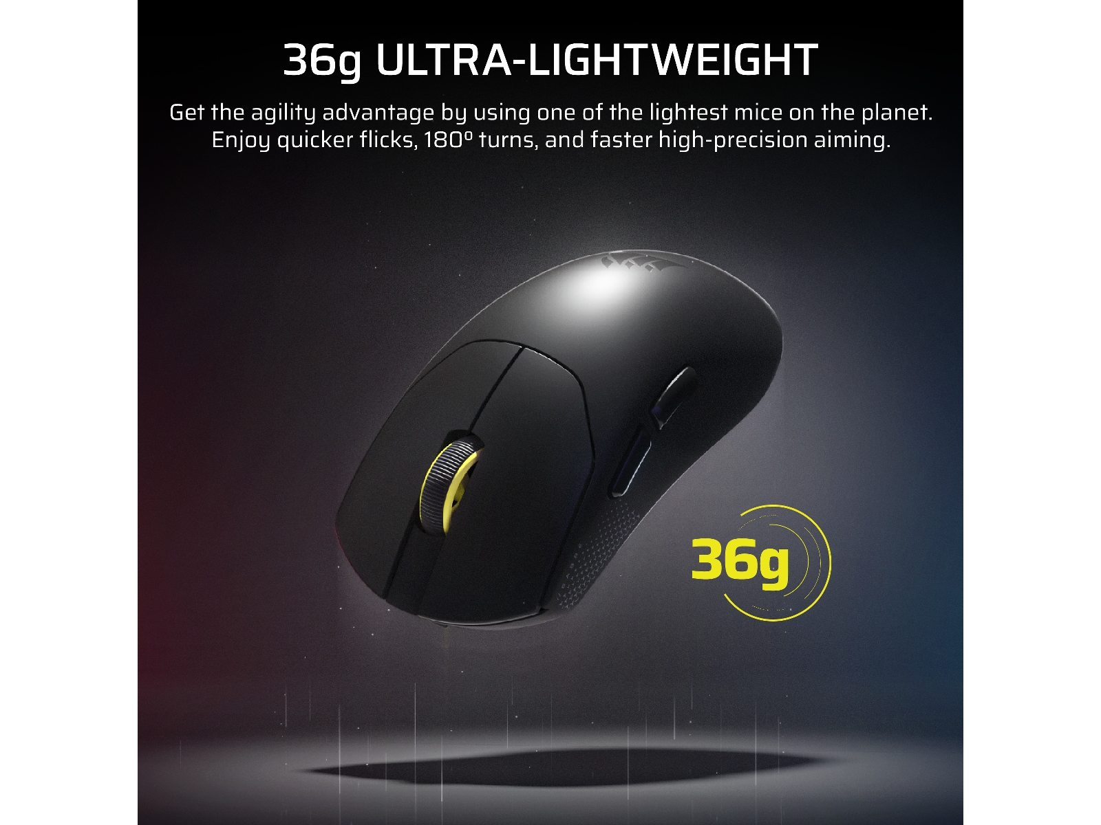 Corsair Sabre v2 Pro Ultralight Trådlös Gaming Mus (vit) Gamingmus