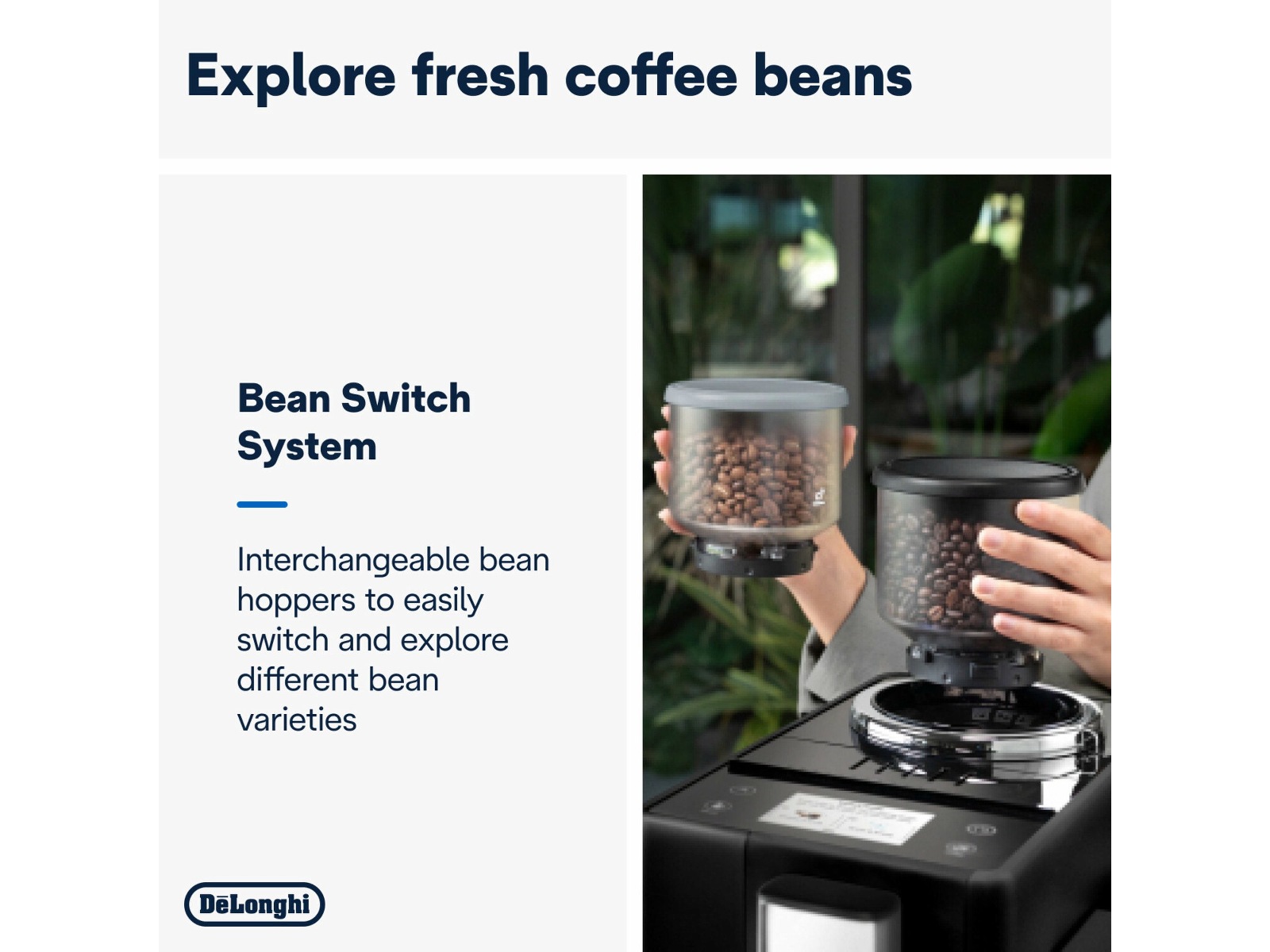DeLonghi Rivelia EXAM440.35.B automatisk kaffemaskin -B-Grade Demo hem & hushåll