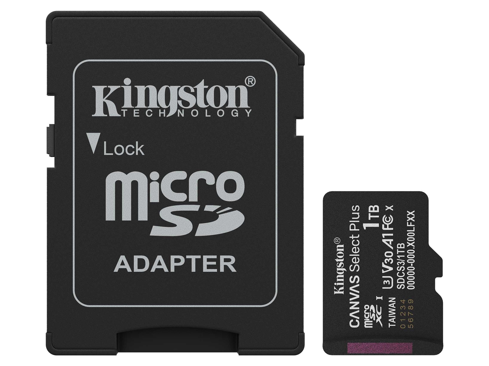 Kingston microSDXC Canvas Select Plus 1TB Minneskort