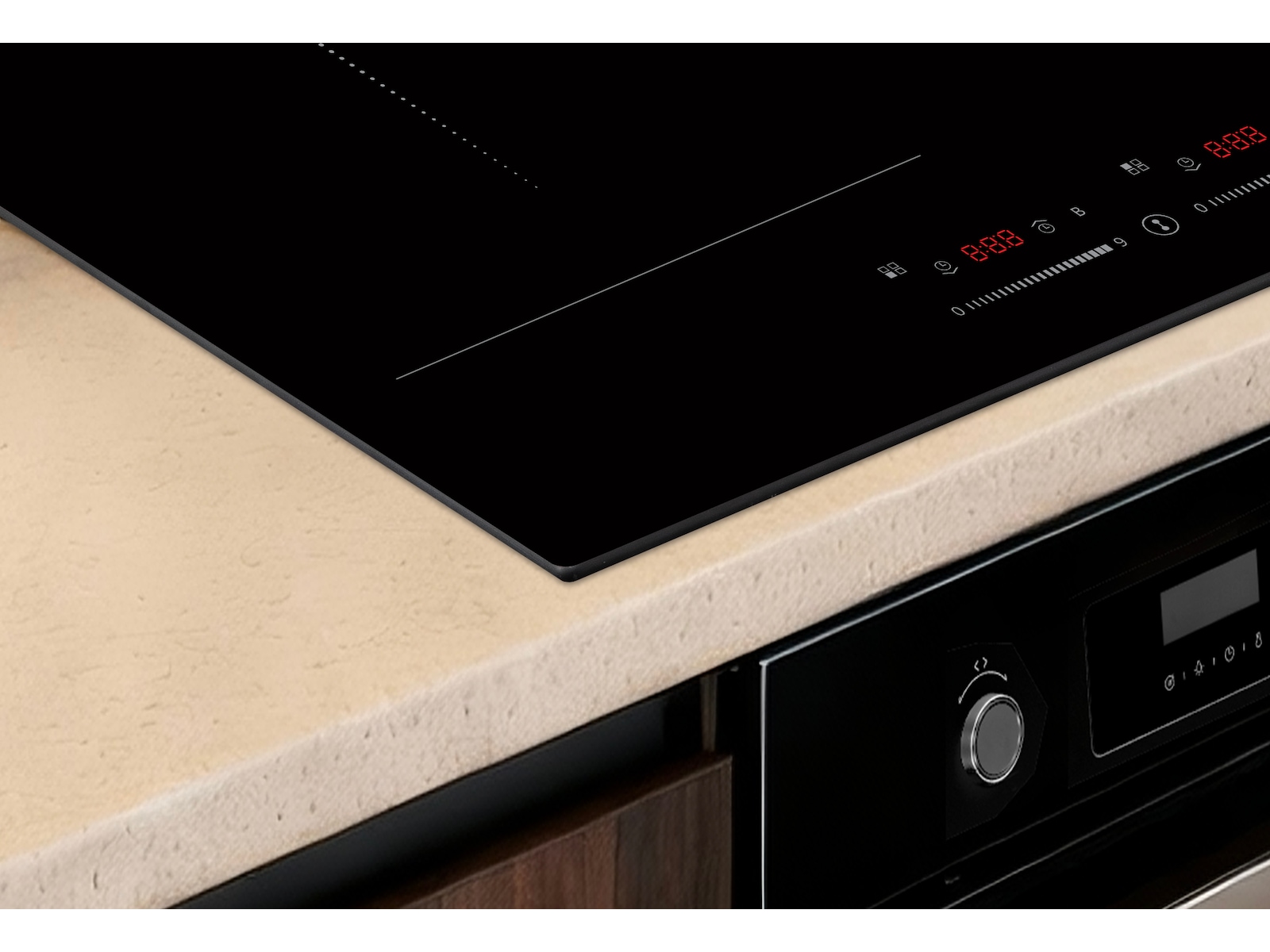 Avant INHB4AOH 80cm induktionshäll 7400W flexibel zon Induktionshäll