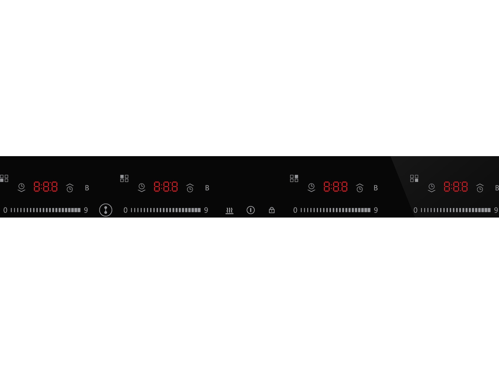 Avant INHB4AOH 80cm induktionshäll 7400W flexibel zon Induktionshäll