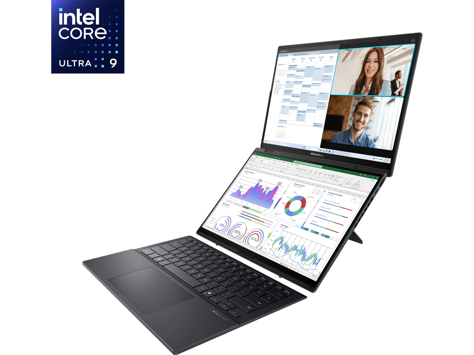 ASUS Zenbook Duo 14" 3K OLED Touch -B-Grade Demo bärbara datorer